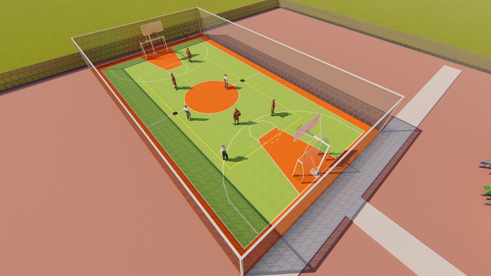 Basketbol Sahası Proje Görseli