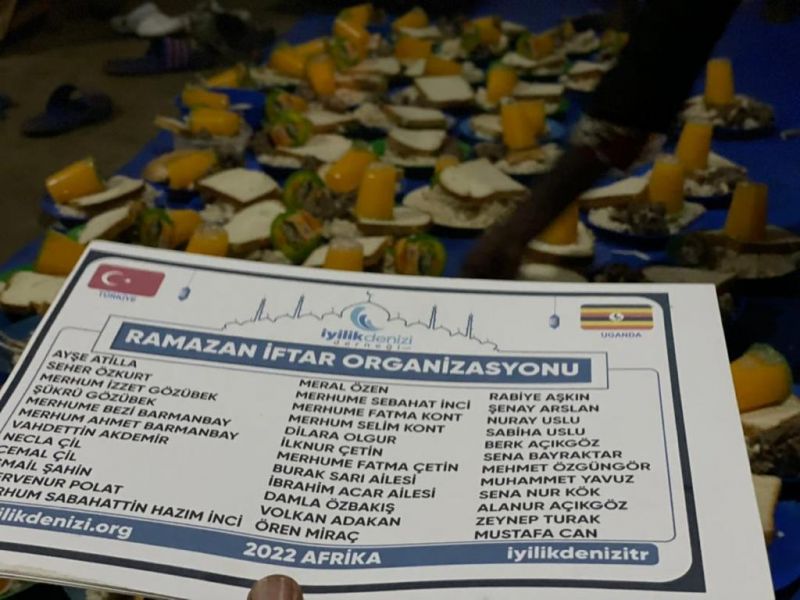 Our Iftar Tables 3. Distribution