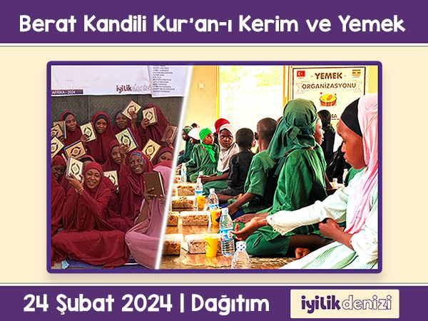 Berat Kandili Kur'an ve Yemek Dağıtımı