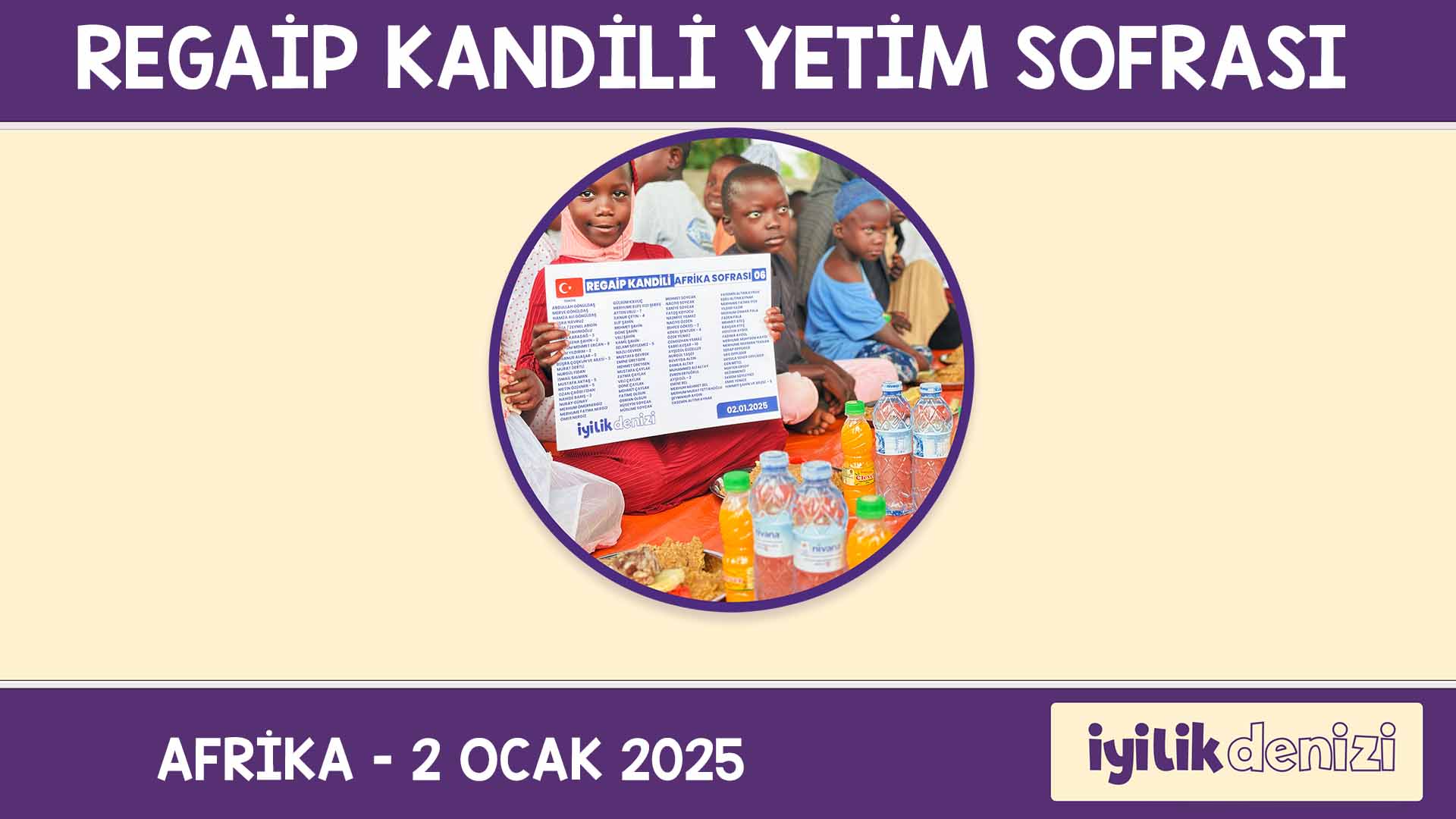REGAİP KANDİLİ AFRİKA SOFRASI 2025