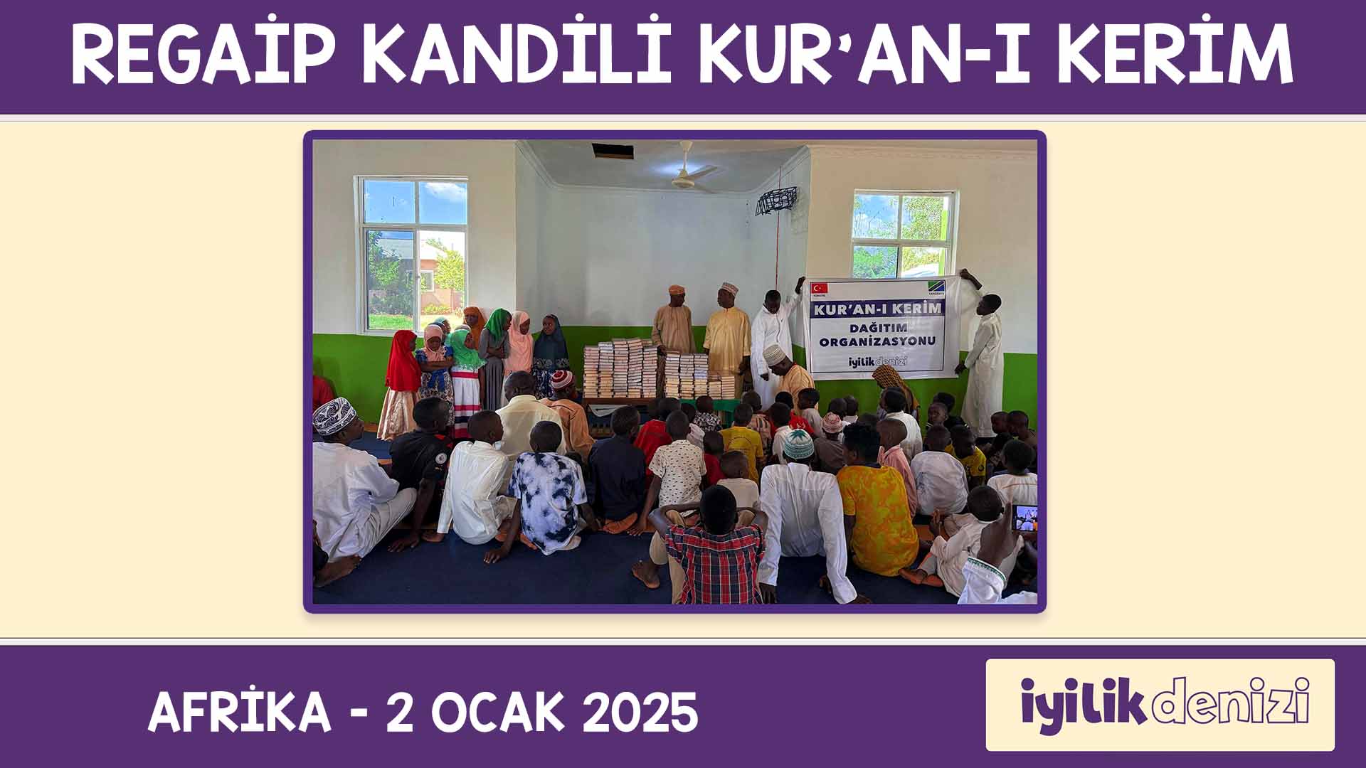 REGAİP KANDİLİ KUR'AN DAĞITIMI