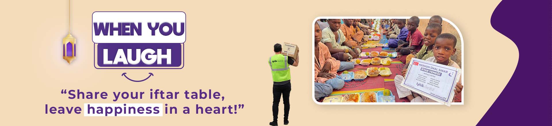 Ramadan is good when shared