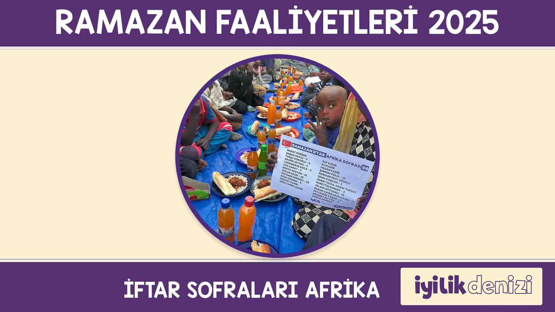 İFTAR SOFRALARI AFRİKA