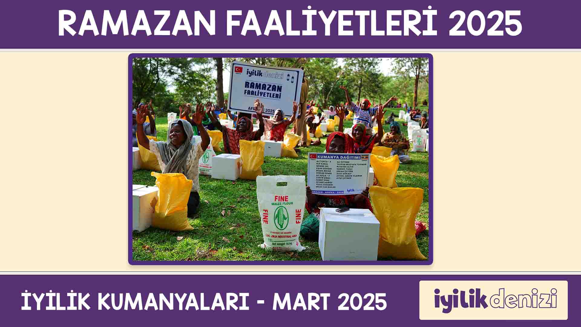 İYİLİK KUMANYALARI - RAMAZAN 2025