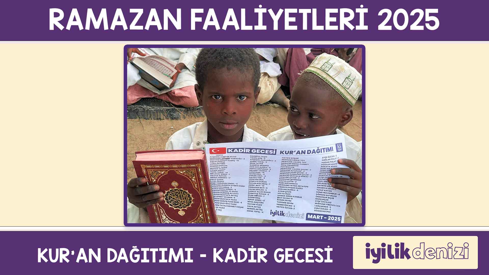 KADİR GECESİ KUR'AN DAĞITIMI - RAMAZAN 2025