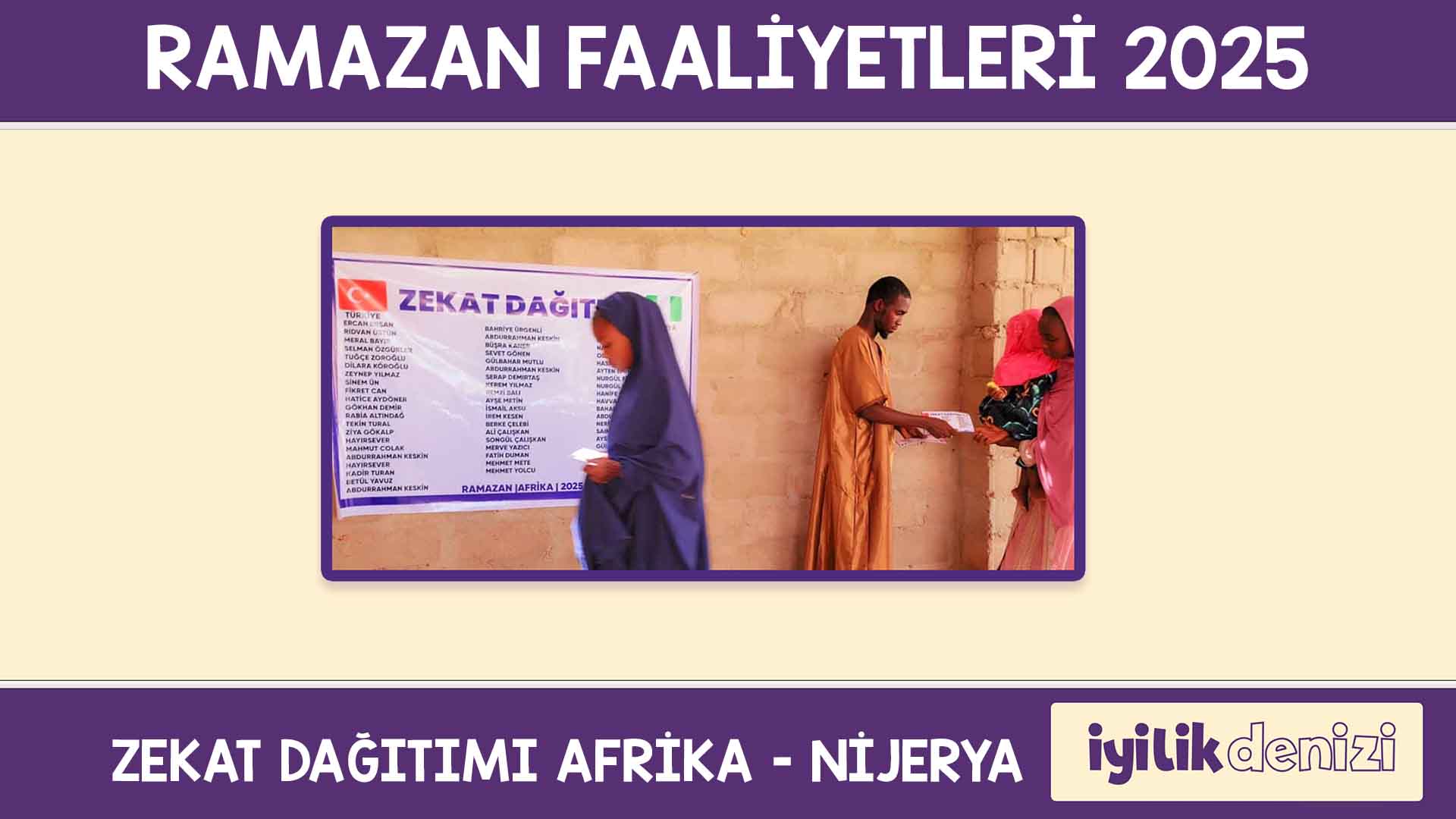 ZEKAT DAĞITIMI NİJERYA - RAMAZAN 2025